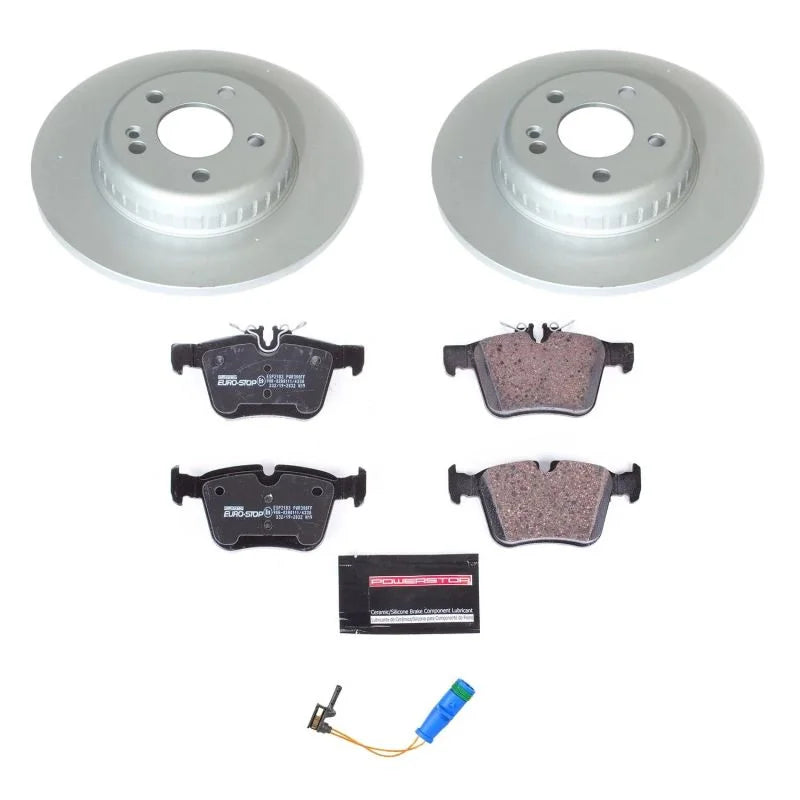 PowerStop Rear Euro-Stop Brake Kit fits Mercedes-Benz C300 / 2017-2018 Mercedes-Benz C300 4MATIC - Main Product View