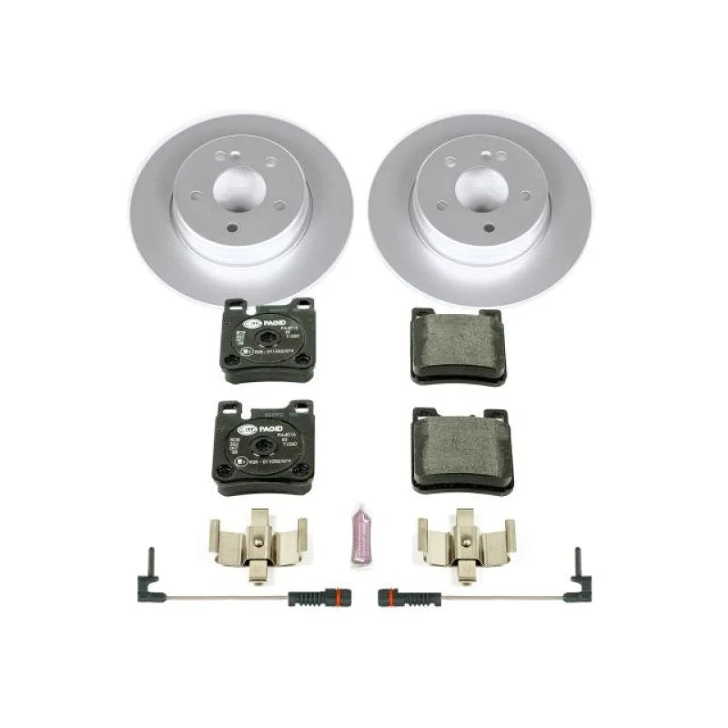 PowerStop Rear Euro-Stop Brake Kit fits Mercedes-Benz E320 / 1998-2003 Mercedes-Benz E320 4MATIC - Main Product View