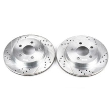 Load image into Gallery viewer, PowerStop Rear Evolution Drilled &amp; Slotted Rotors - Main Product View