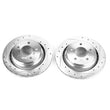 Load image into Gallery viewer, PowerStop Rear Evolution Drilled &amp; Slotted Rotors - Pair fits 1995-2002 BMW M3 / Z3 - Main Product View