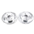 Load image into Gallery viewer, PowerStop Rear Evolution Drilled &amp; Slotted Rotors - Pair fits 2001-2007 2014-2019 Ford Fiesta / Focus - Main Product View