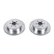 Load image into Gallery viewer, PowerStop Rear Evolution Drilled &amp; Slotted Rotors - Pair fits 2003 Dodge DURANGO R/T - Main Product View