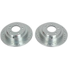 Load image into Gallery viewer, PowerStop Rear Evolution Drilled &amp; Slotted Rotors - Pair fits 2004-2006 Kia Amanti - Main Product View