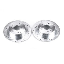 Load image into Gallery viewer, PowerStop Rear Evolution Drilled &amp; Slotted Rotors - Main Product View