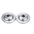 Load image into Gallery viewer, PowerStop Rear Evolution Drilled &amp; Slotted Rotors - Pair fits 2004-2010 BMW X3 - Main Product View
