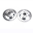 Load image into Gallery viewer, PowerStop Rear Evolution Drilled &amp; Slotted Rotors - Pair fits 2005-2012 Acura RL - Main Product View