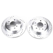 Load image into Gallery viewer, PowerStop Rear Evolution Drilled &amp; Slotted Rotors - Main Product View