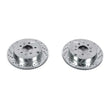 Load image into Gallery viewer, PowerStop Rear Evolution Drilled &amp; Slotted Rotors - Main Product View