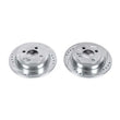 Load image into Gallery viewer, PowerStop Rear Evolution Drilled &amp; Slotted Rotors - Pair fits 2007-2016 Mini Cooper - Main Product View