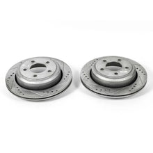 Load image into Gallery viewer, PowerStop Rear Evolution Drilled &amp; Slotted Rotors - Pair fits 2010-2011 Ford Ranger / Ranger SPORT - Main Product View