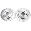Load image into Gallery viewer, PowerStop Rear Evolution Drilled &amp; Slotted Rotors - Pair fits 2011-2015 Honda CR-Z - Main Product View