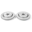 Load image into Gallery viewer, PowerStop Rear Evolution Drilled &amp; Slotted Rotors - Pair fits 2014-2019 Chevrolet Corvette Stingray - Main Product View