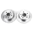 Load image into Gallery viewer, PowerStop Rear Evolution Drilled &amp; Slotted Rotors - Pair fits 2014-2024 Mini Cooper - Main Product View
