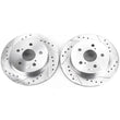 Load image into Gallery viewer, PowerStop Rear Evolution Drilled &amp; Slotted Rotors - Pair fits 2015-2025 Lexus / Toyota - Main Product View