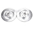 Load image into Gallery viewer, PowerStop Rear Evolution Drilled &amp; Slotted Rotors - Main Product View