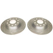 Load image into Gallery viewer, PowerStop Rear Evolution Drilled &amp; Slotted Rotors - Main Product View
