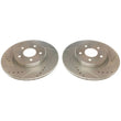 Load image into Gallery viewer, PowerStop Rear Evolution Drilled &amp; Slotted Rotors - Main Product View