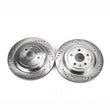 Load image into Gallery viewer, PowerStop Rear Evolution Drilled &amp; Slotted Rotors - Main Product View