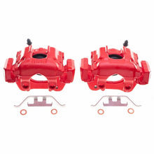 Load image into Gallery viewer, PowerStop Rear Red Calipers - Pair fits 2001-2005 BMW 330CI / 2001-2005 BMW 330I / 2004-2010 BMW X3 - Main Product View