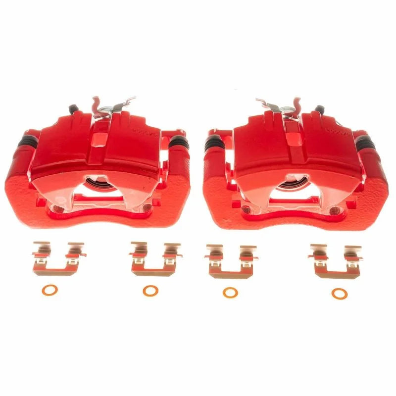 PowerStop Rear Red Calipers - Main Product View