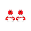 Load image into Gallery viewer, PowerStop Rear Red Calipers w/Brackets - Pair fits 1999-2004 Jeep Grand Cherokee - Main Product View