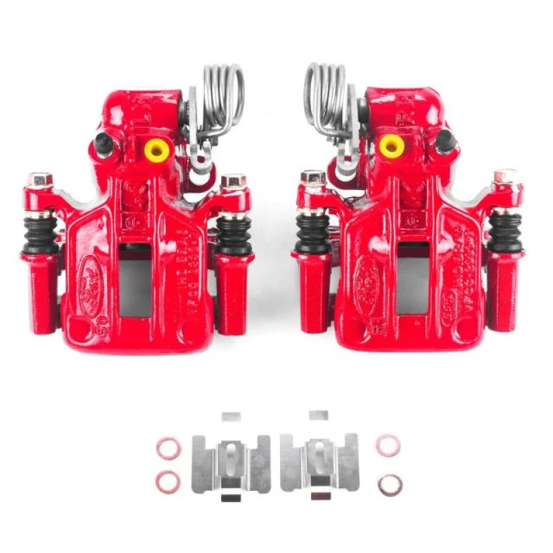 PowerStop Rear Red Calipers w/Brackets Pair fits 1993-1997 2000 Ford Taurus / 1993-2004 Ford Taurus LX / 1995 1998 Ford Ta...