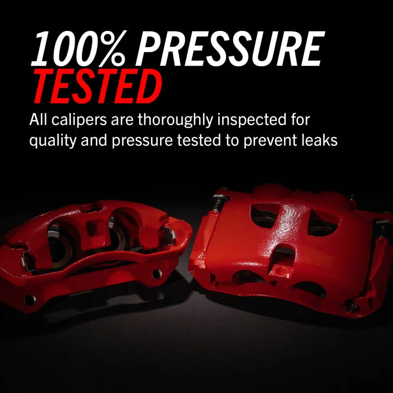 PowerStop Rear Red Calipers w/Brackets - Installation View