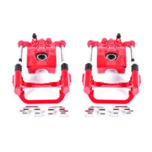 Load image into Gallery viewer, PowerStop Rear Red Calipers w/Brackets - Pair fits 2002-2008 2013-2018 Nissan Altima / Maxima - Main Product View