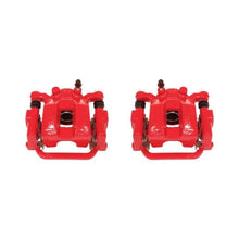 Load image into Gallery viewer, PowerStop Rear Red Calipers w/Brackets - Pair fits 2003-2008 Infiniti FX35 / 2003-2008 Infiniti FX45 - Main Product View