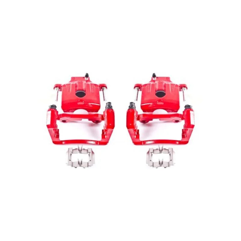 PowerStop Rear Red Calipers w/Brackets - Main Product View