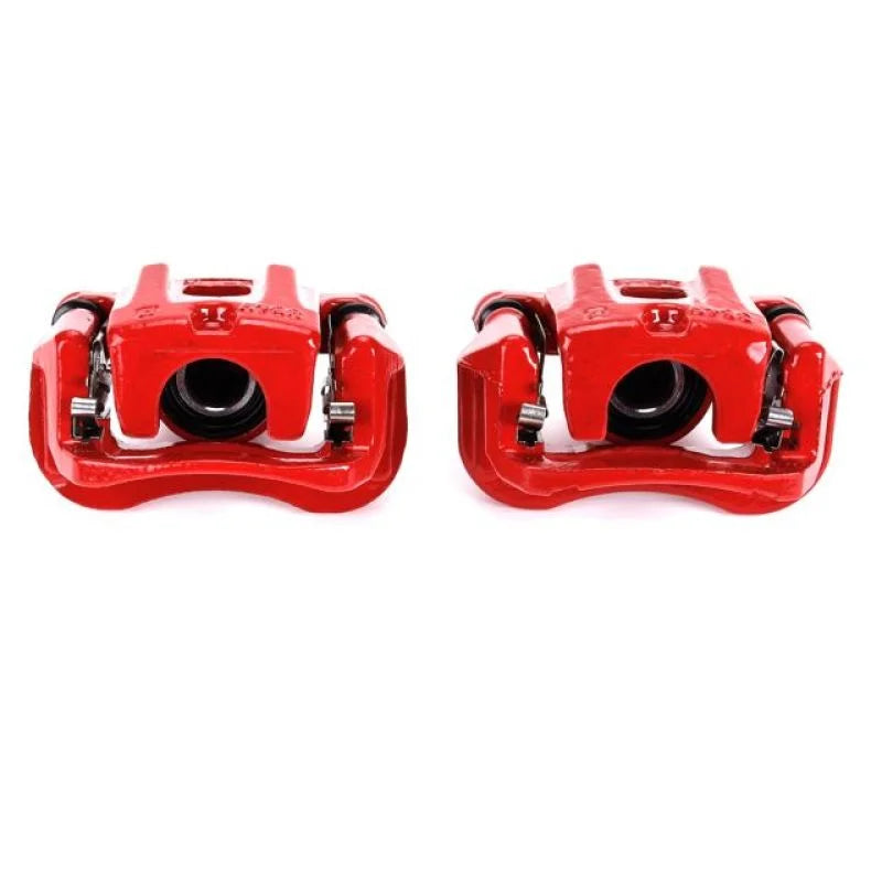 PowerStop Rear Red Calipers w/Brackets - Main Product View
