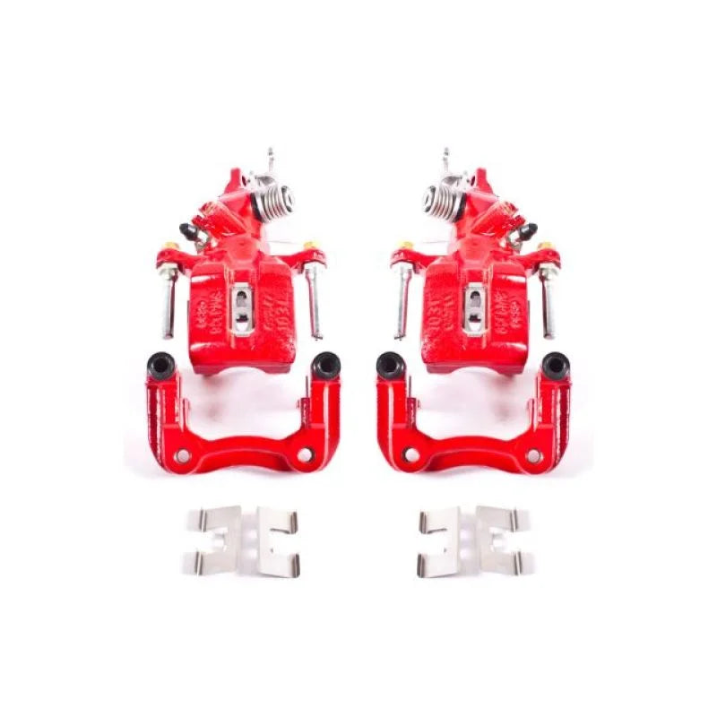 PowerStop Rear Red Calipers w/Brackets - Main Product View