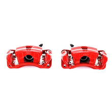 Load image into Gallery viewer, PowerStop Rear Red Calipers w/Brackets - Pair fits 2004-2012 Mitsubishi Eclipse / Galant - Main Product View