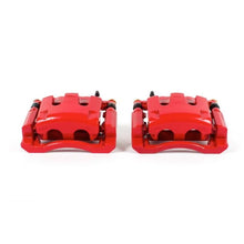 Load image into Gallery viewer, PowerStop Rear Red Calipers w/Brackets - Pair fits 2005-2012 Ford F-350 / F-350 Super Duty - Main Product View