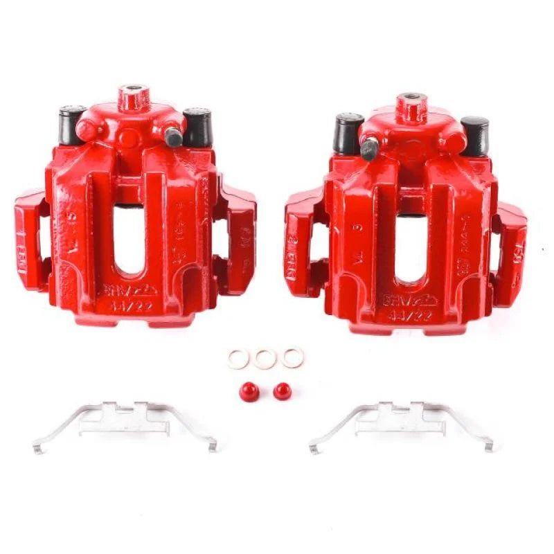 PowerStop Rear Red Calipers w/Brackets - Main Product View