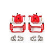Load image into Gallery viewer, PowerStop Rear Red Calipers w/Brackets - Pair fits 2006-2012 Mitsubishi Eclipse / Galant - Main Product View