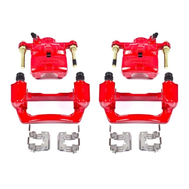 PowerStop Rear Red Calipers w/Brackets - Main Product View