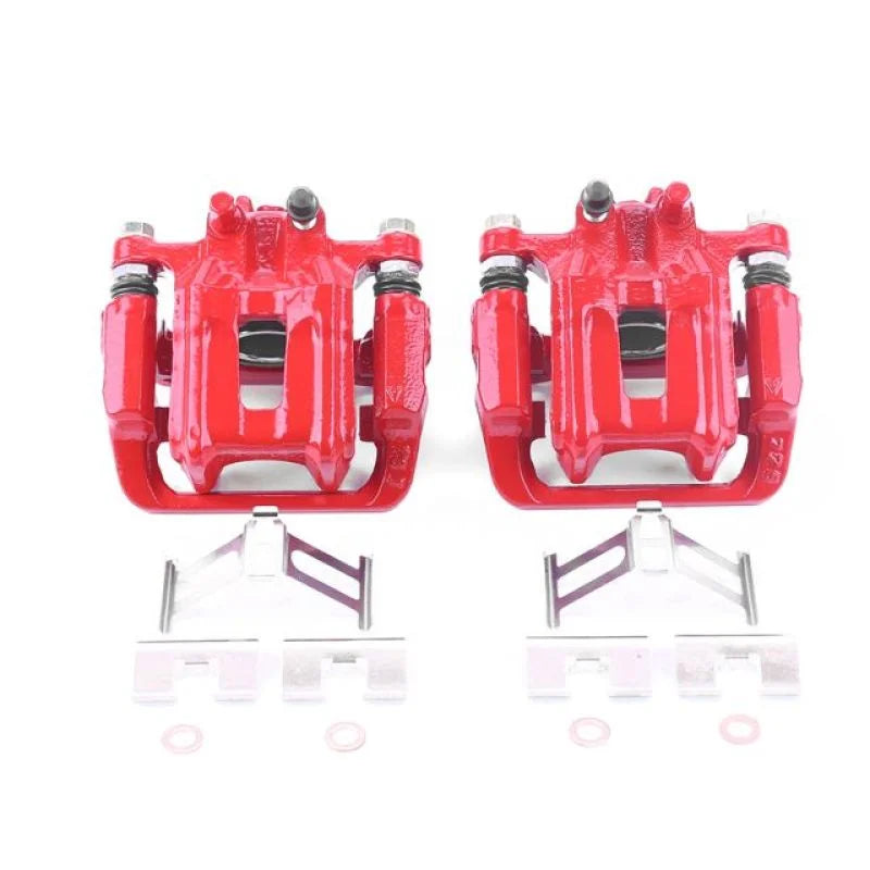 PowerStop Rear Red Calipers w/Brackets - Main Product View