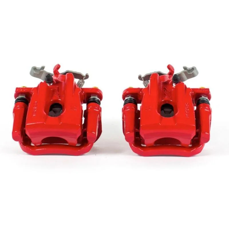 PowerStop Rear Red Calipers w/Brackets - Main Product View