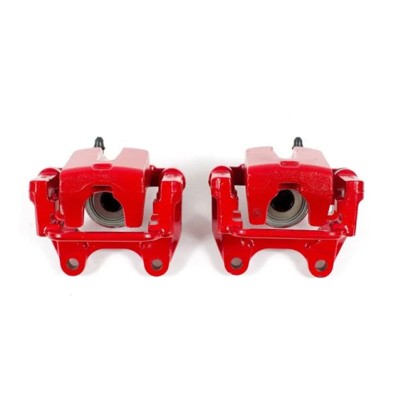 PowerStop Rear Red Calipers w/Brackets Pair fits 2005-2010 2018-2021 Chrysler 300 / 2005-2009 2012-2017 Chrysler 300 C / 2...