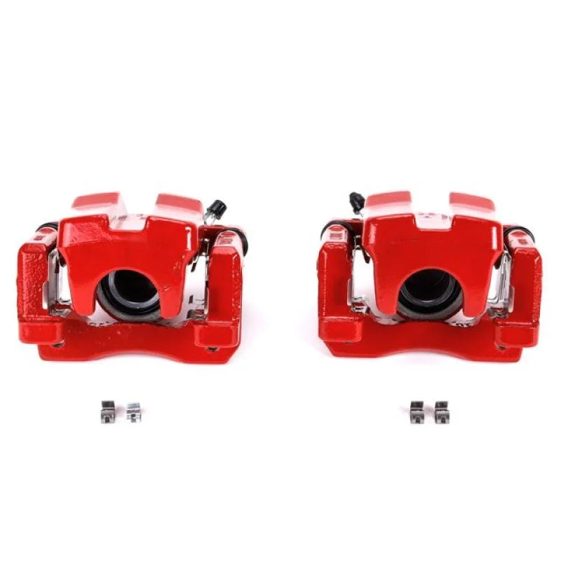 PowerStop Rear Red Calipers w/Brackets Pair fits 2007-2012 Lexus ES350 / 2011 Toyota Avalon / 2008-2011 Toyota Avalon LIMI...