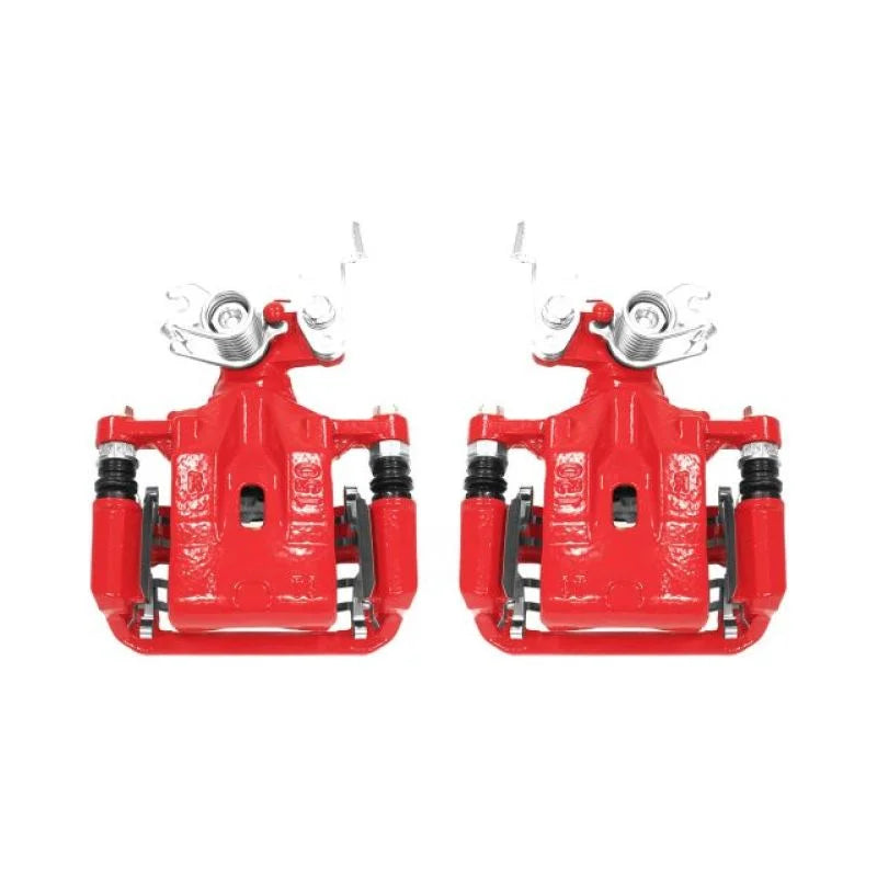 PowerStop Rear Red Calipers w/Brackets Pair fits Ford Fusion / 2010-2012 Ford Fusion Hybrid / 2006-2012 Ford Fusion S / 20...