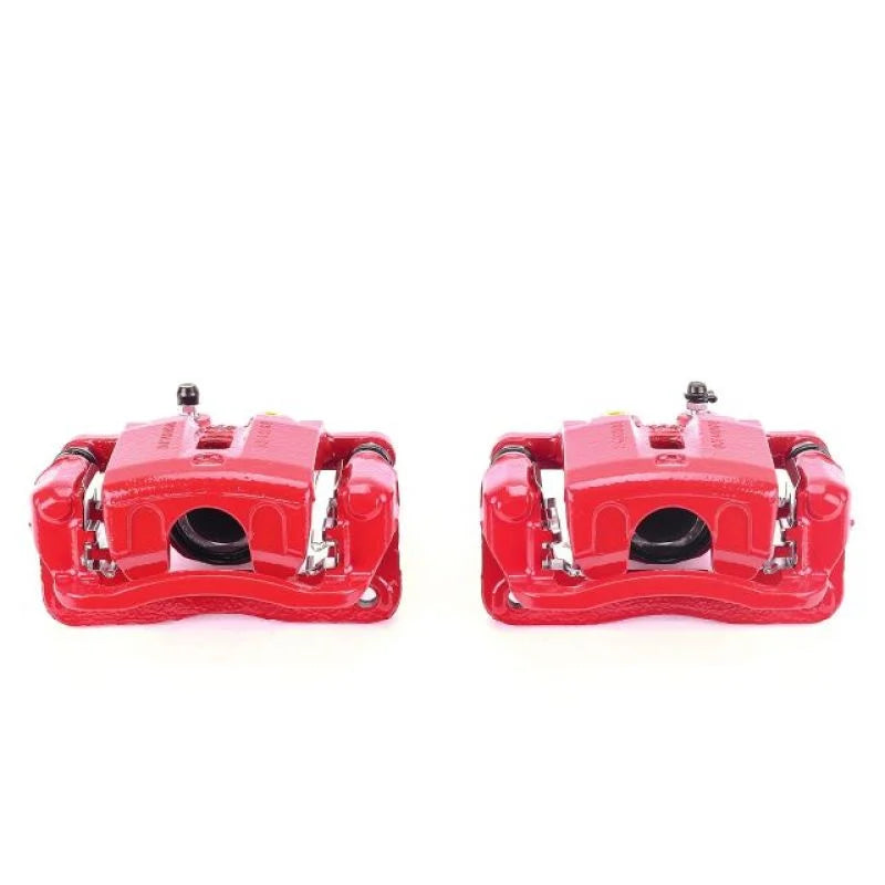 PowerStop Rear Red Calipers w/Brackets - Pair fits Hyundai Genesis / 2009-2011 Hyundai Genesis 3.8 - Main Product View