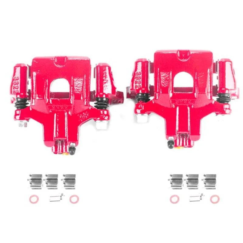 PowerStop Rear Red Calipers w/Brackets - Pair fits Toyota Avalon / 2000-2004 Toyota Avalon Xl - Main Product View