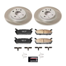 Load image into Gallery viewer, PowerStop Rear Semi-Coated Rotor Kit fits 1991-1996 Ford Escort GT / 1992-1993 Ford Escort Lx-e / 1990-1994 Mazda Protege ...