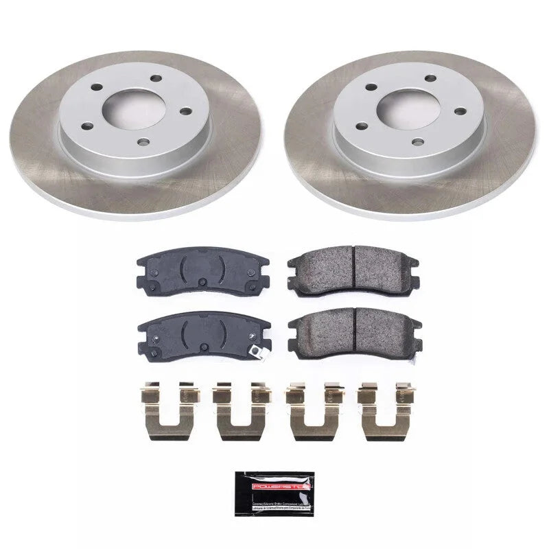 PowerStop Rear Semi-Coated Rotor Kit fits 1992-1996 Cadillac Seville / 1994-1996 Cadillac Deville / 1992-1996 Cadillac Eld...