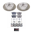 Load image into Gallery viewer, PowerStop Rear Semi-Coated Rotor Kit fits 1997-2001 Acura Integra Type R / 2002-2006 Acura RSX / 1998-2002 Honda Accord EX...