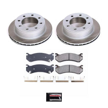 Load image into Gallery viewer, PowerStop Rear Semi-Coated Rotor Kit fits 2002-2006 Chevrolet Avalanche 2500 / 1999-2010 Chevrolet Silverado 2500