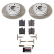 Load image into Gallery viewer, PowerStop Rear Semi-Coated Rotor Kit fits 2003-2007 Mercedes-Benz C230 / 2003-2005 Mercedes-Benz C240 / 2006 2007 Mercedes...