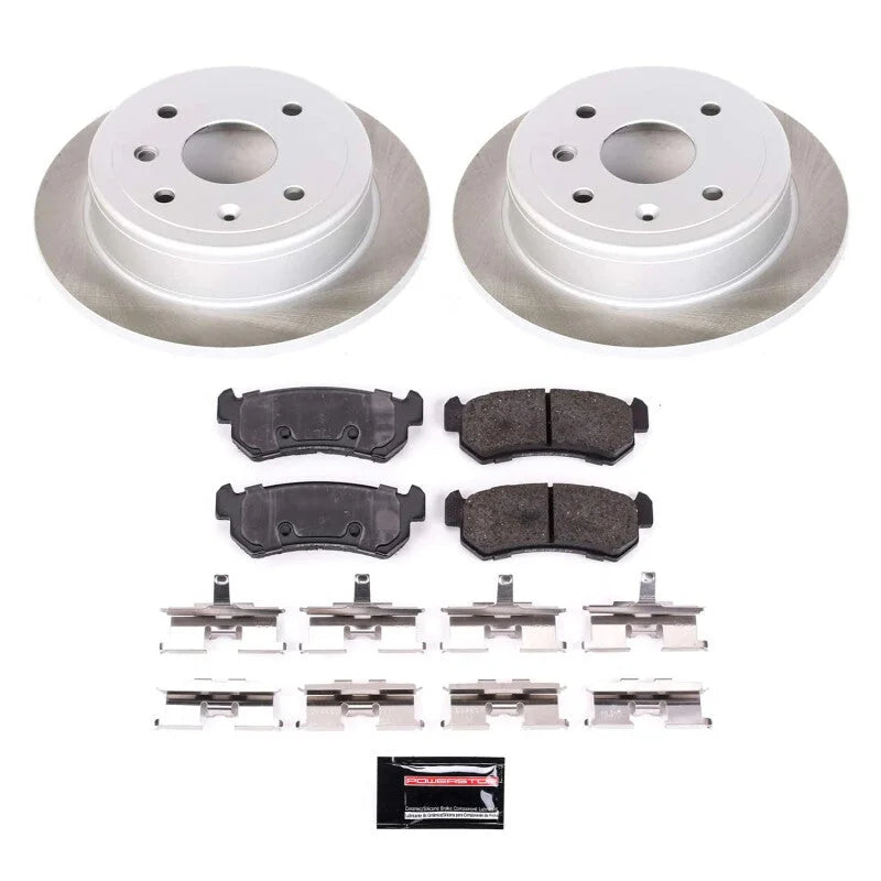 PowerStop Rear Semi-Coated Rotor Kit fits 2004-2006 Suzuki Forenza / Reno
